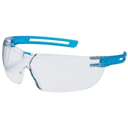 OKULARY OCHRONNE UVEX X-FIT NIEBIESKIE